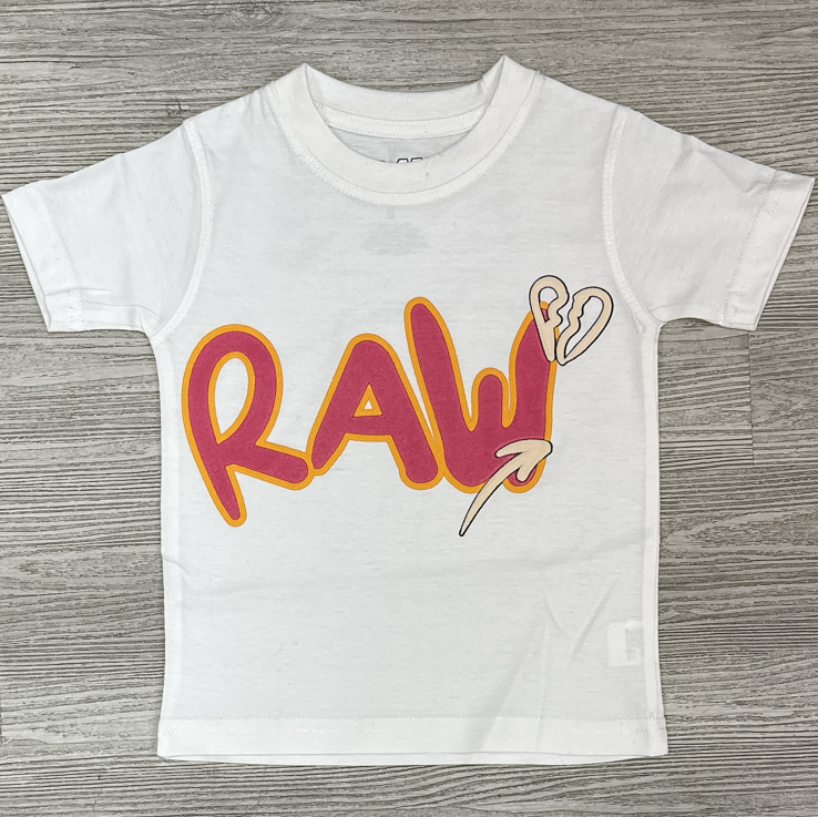 Rawyalty-broken heart ss tee (kids)