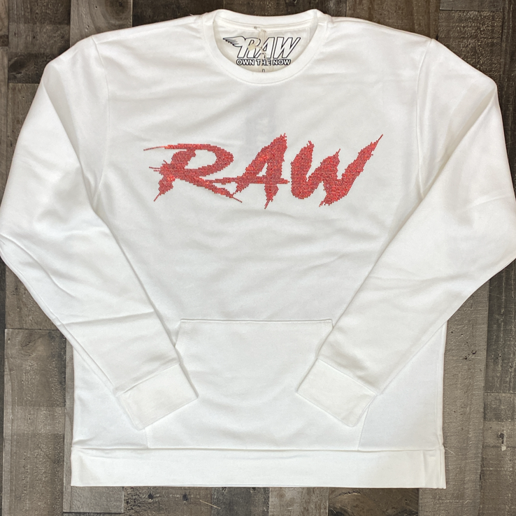 Rawyalty- studded raw sweatshirt