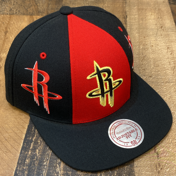 Mitchell & Ness- triple stack snapback Rockets