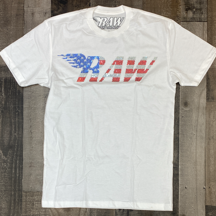 Rawyalty- studded raw ss tee (USA)