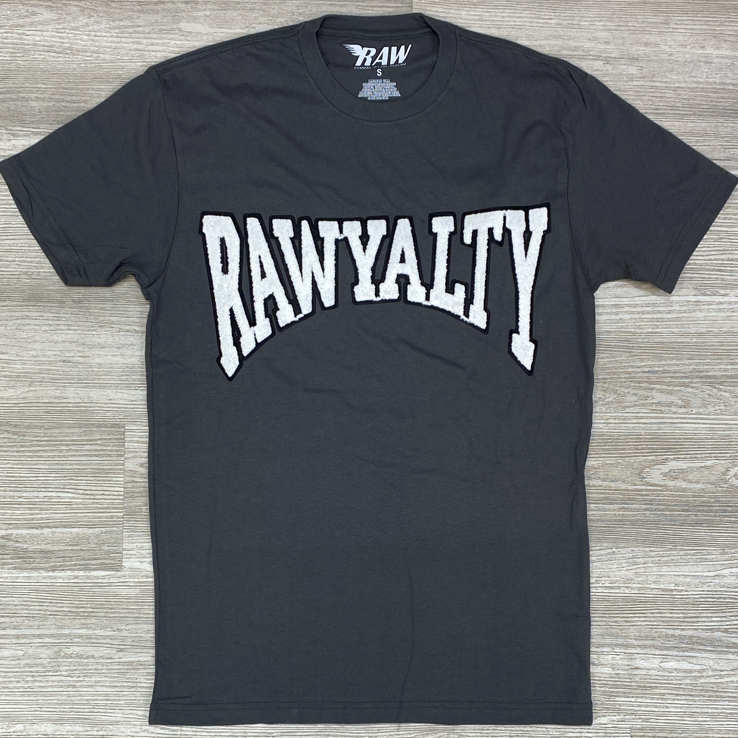 Rawyalty- “Rawyalty” ss tee (grey/white)