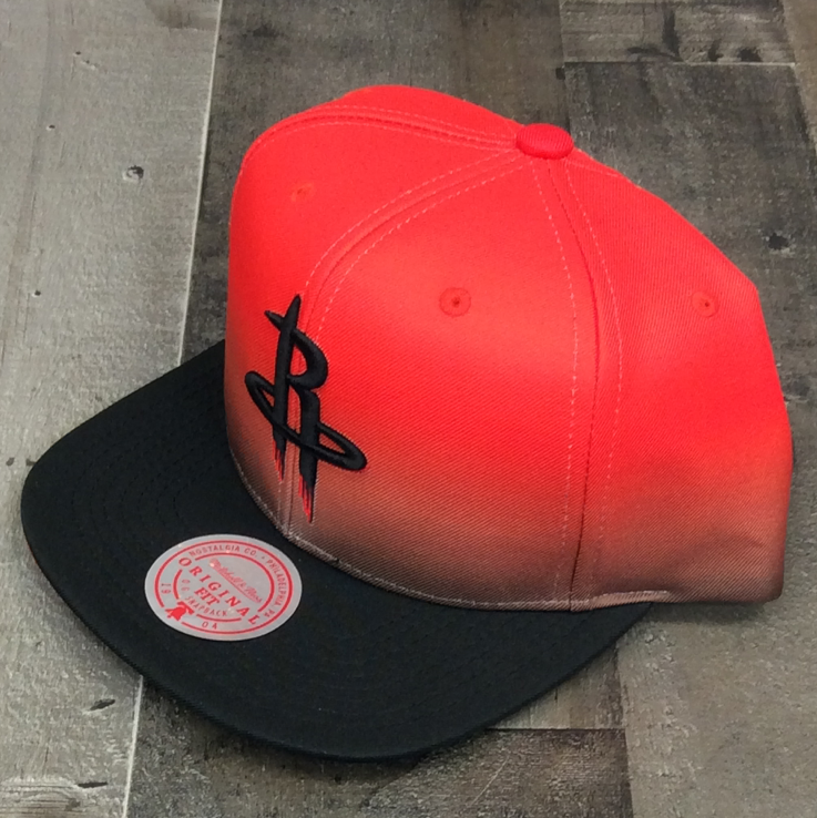 Mitchell & Ness- nba color fade SnapBack nba Rockets