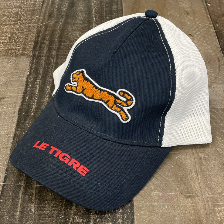 Le Tigre- Logo Snapback (white/navy)