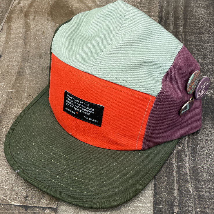 Akoo- revival 5 panel hat