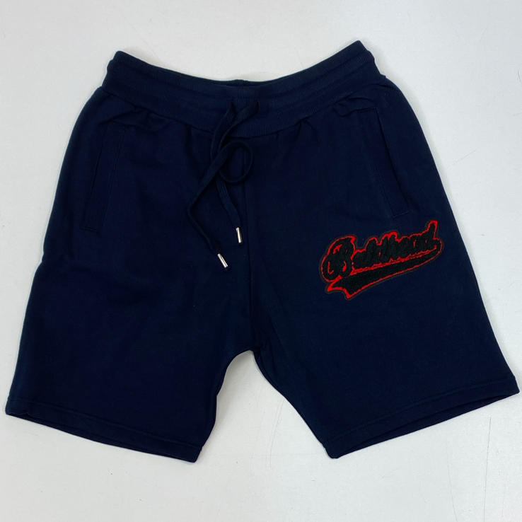 Rawyalty- baldhead patch shorts (navy)