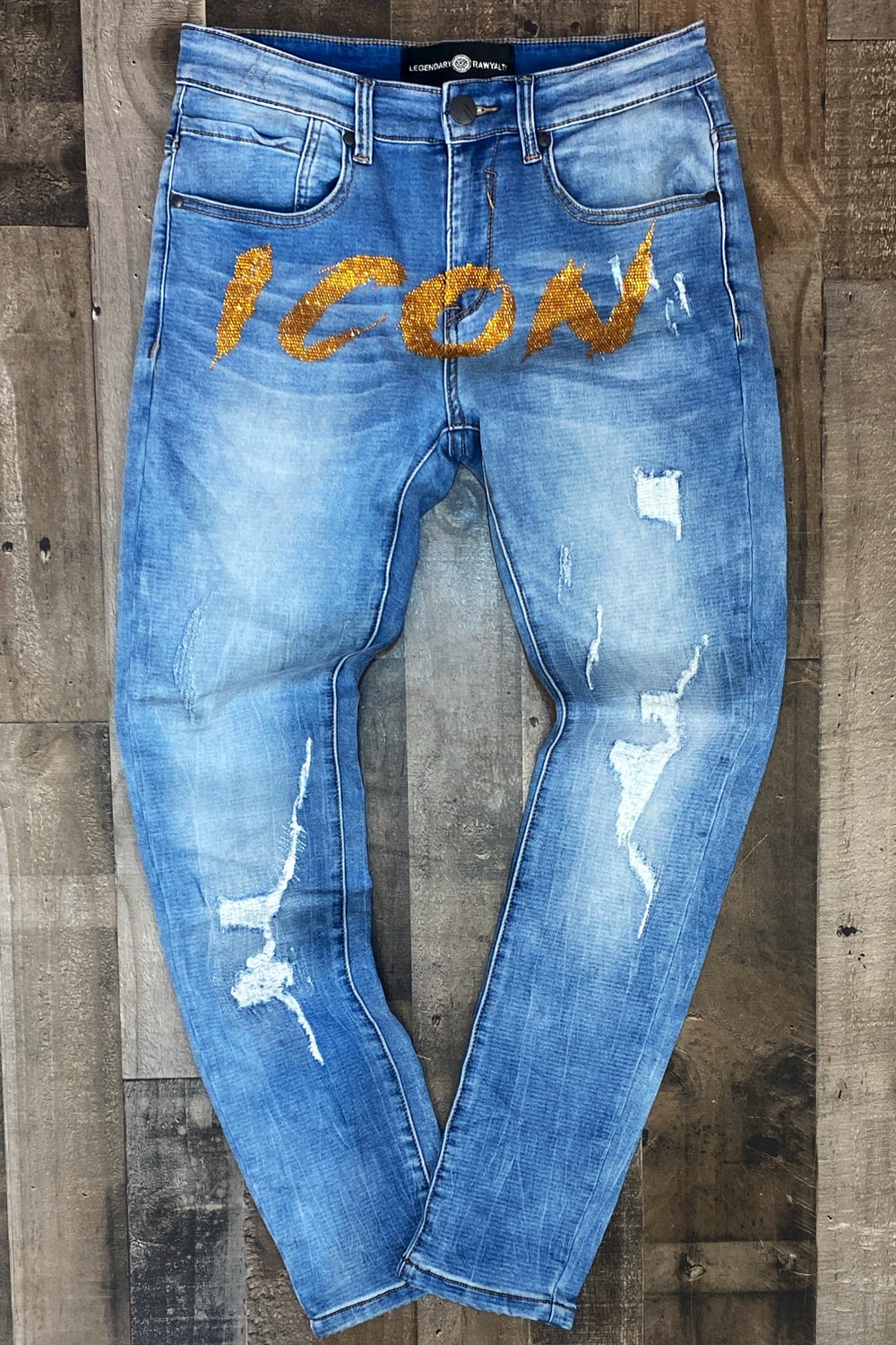 Rawyalty- Icon jeans (gold)