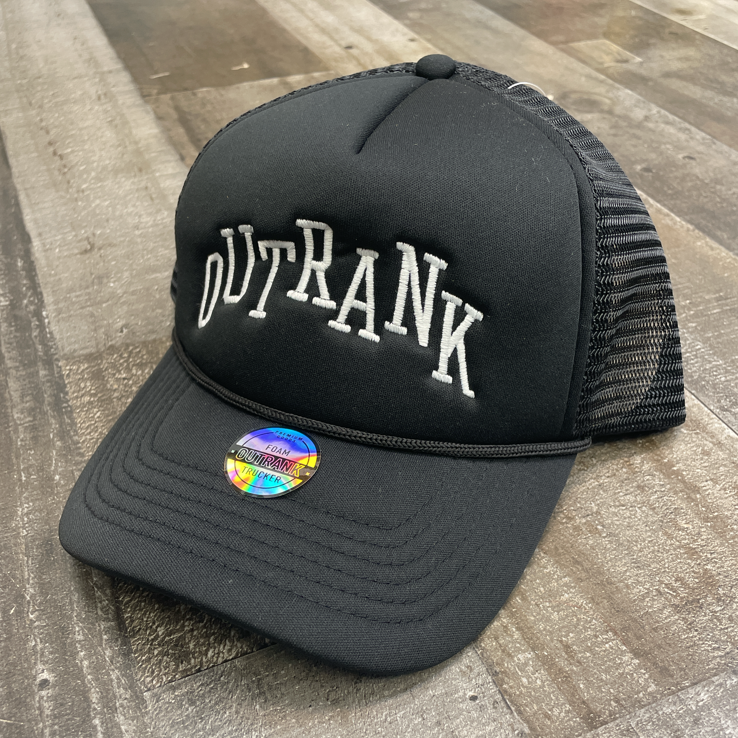 Outrank- stone cold foam trucker hat