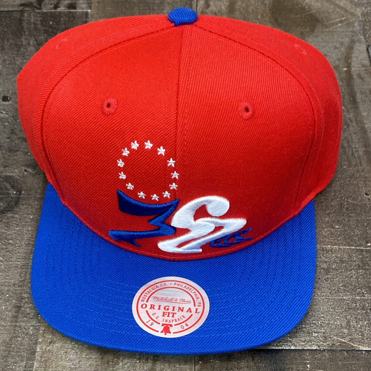 Mitchell & Ness- nba warp down snapback hwc 76ers